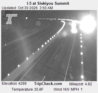 I-5 at Siskiyou Summit